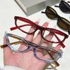 Blue Light Blocking Glasses High-Transmittance Fashion Clear Lens Glasses Small Oval Eyewear Trendy Retro Hip Hop Glasses