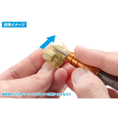 Wave Hobby Werkzeug Serie HG Schabmesser, Dreiecksklinge, Plastikmodell Werkzeug, HT-326