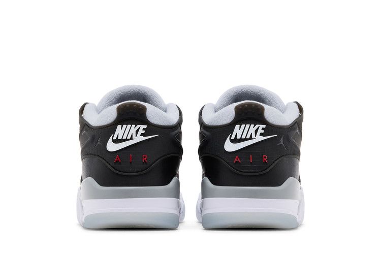 Kids' Sneakers Jordan 4 RM Black Metallic (GS) Black/Wolf Grey/White/Fire Red