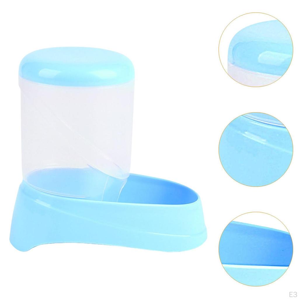 Automatischer Hamster-Futterspender, Tierfütterungsstation, leichte, transparente Mehrzweckschüssel