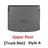 TPE Car Trunk Mat For Polestar 4 Accessories 2023 2024 2025 Auto Anti-dirty Waterproof Rubber Liner Pad Cargo Cover Carpet Tools