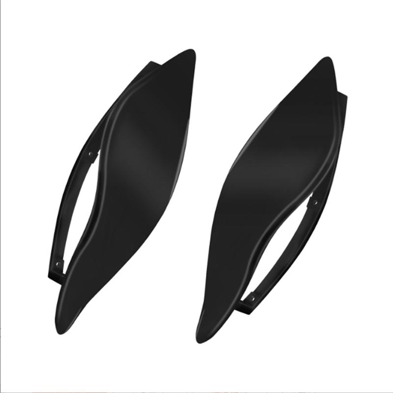 A16P-For Touring Electra Street Tri Glide FLHX Motorcycle Windshield Side Wing Adjustable Air Deflector