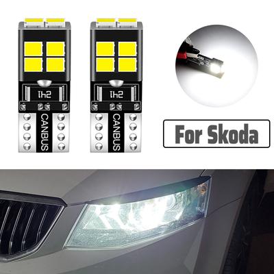 2 stücke LED Parkplatz Licht W5W T10 Canbus Für Skoda Fabia MK1 MK2 MK3 Felicia Karoq Kodiaq Octavia 1 2 3 schnelle Roomster Superb