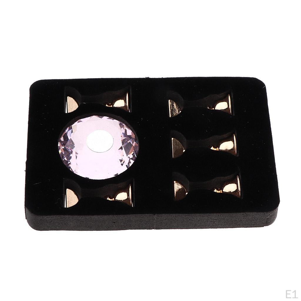 Holder Rack Manicure Practice Display Stand Crystal Set diy Kit (5 Holder)