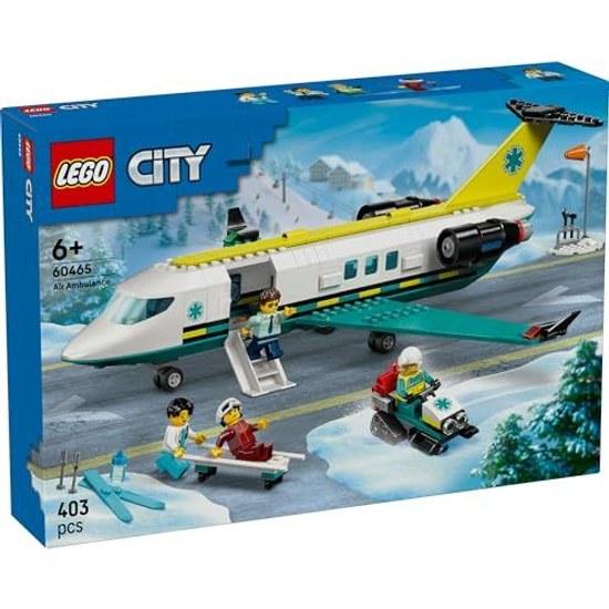 LEGO City Emergency Transport Aircraft Toy Block Educational Gift Boys Girls Children Ages 6 7 8 9 Vehicle Airplane Airship Science Mother Father