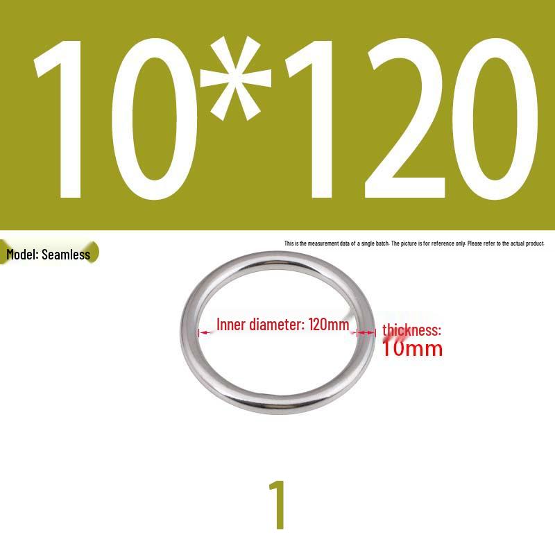 304 Stainless Steel Seamless O-Ring for Lifting and Hammock Yoga Connection