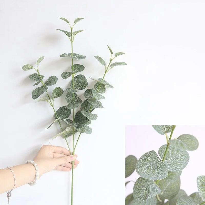 Home Decoration Supplies Simulation Green Plant Money Eucalyptus Leaves Flower Arrangement Home Decorations Wedding Leaves