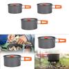 Camping Pot with The Lid Cover, So That They Do Not Stick -wearing -bearable Saucepan Outdoors To