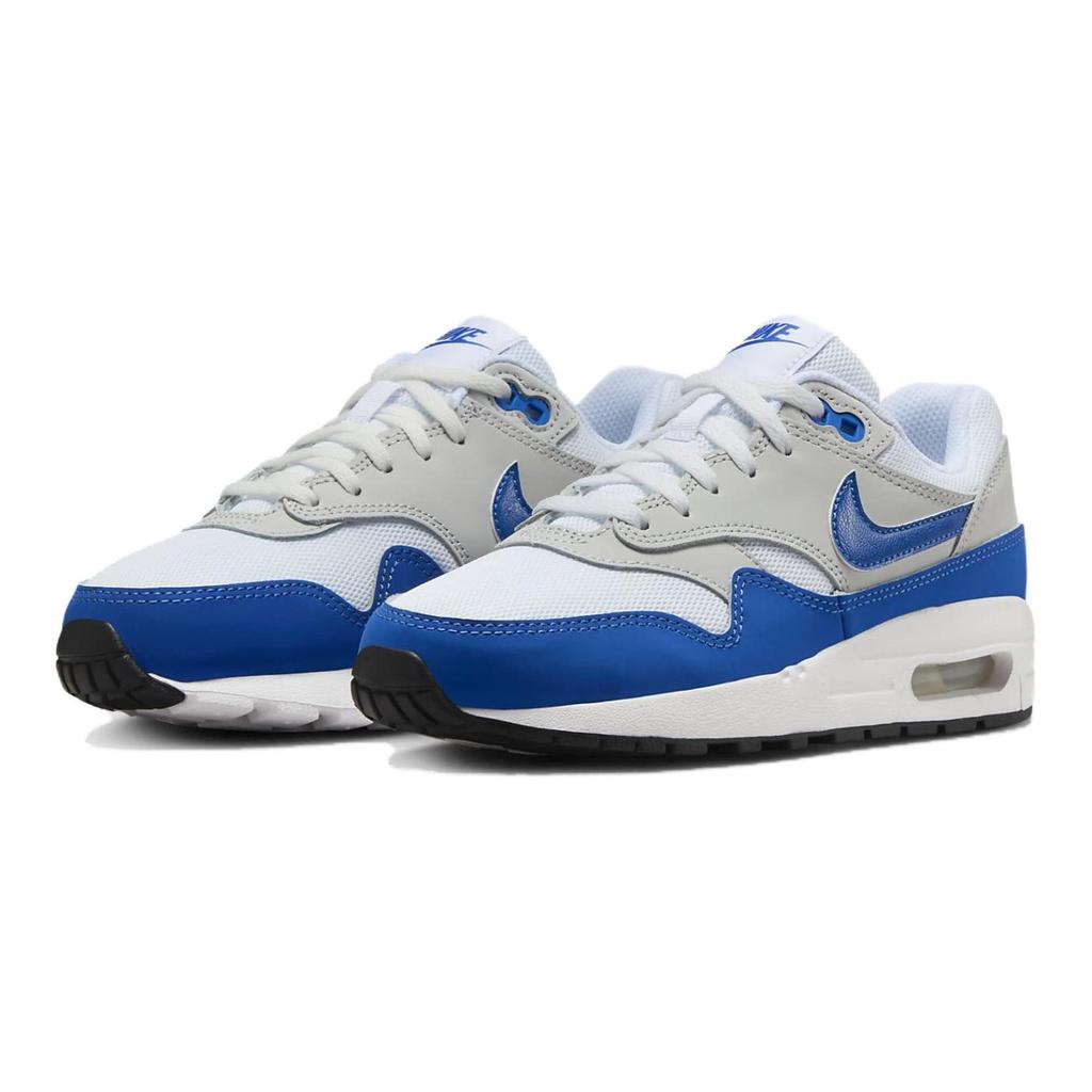 Nike Air Max 1 GS Blu Reale Sneakers Bambino Bianco Grigio Neutro Nero DZ3307-104