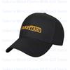 Fashion Fake Taxi Baseball Cap for Unisex POLYESTER Hats Adjustable Hat Casual Truck Driver Hat