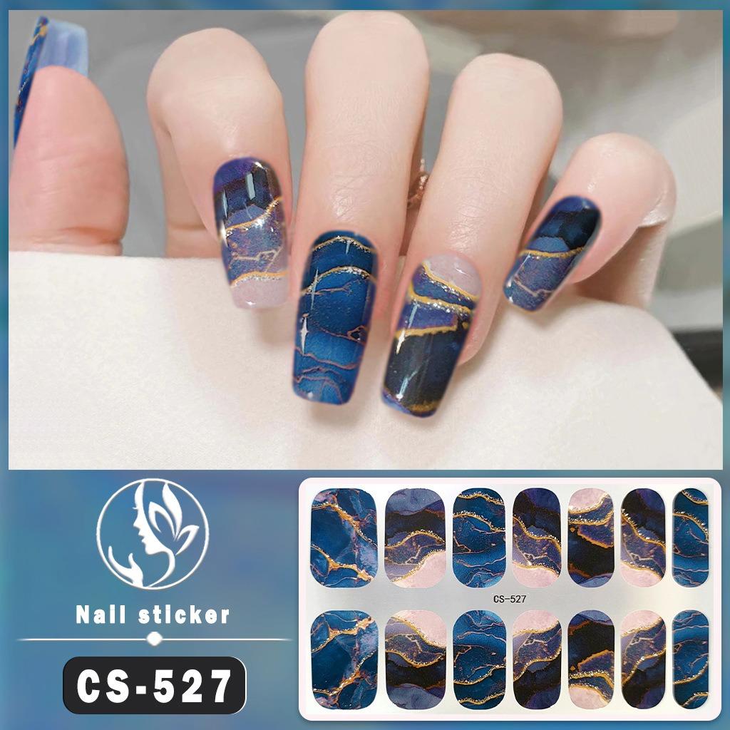 New Series of Waterproof Nail Stickers Made From Soak-free Gel Polish, Full Coverage, Solid Colour, with Iridescent Effect, Nail Paper, Nail Patch