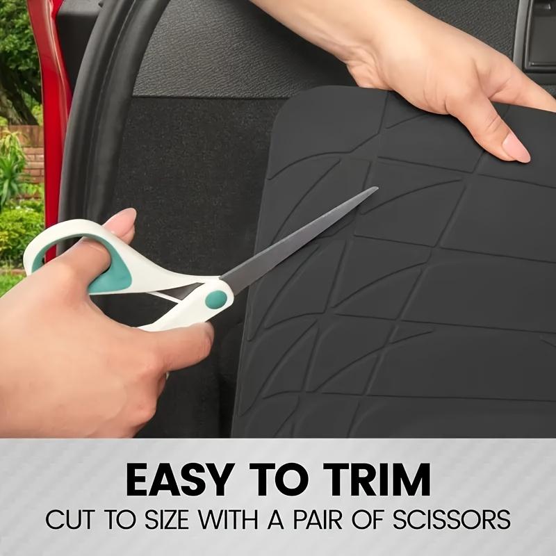 Durable Non-Slip Trunk Mat for Cars & SUVs | All-Weather PVC, Easy-Clean, Grid-Cut Design with Drainage Holes, Trunk Organization, Trunk Liner