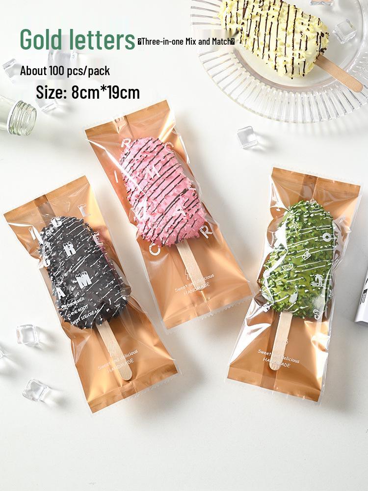 Bolsas Transparentes Auto-Sellantes para Helados y Paletas Hechos a Mano