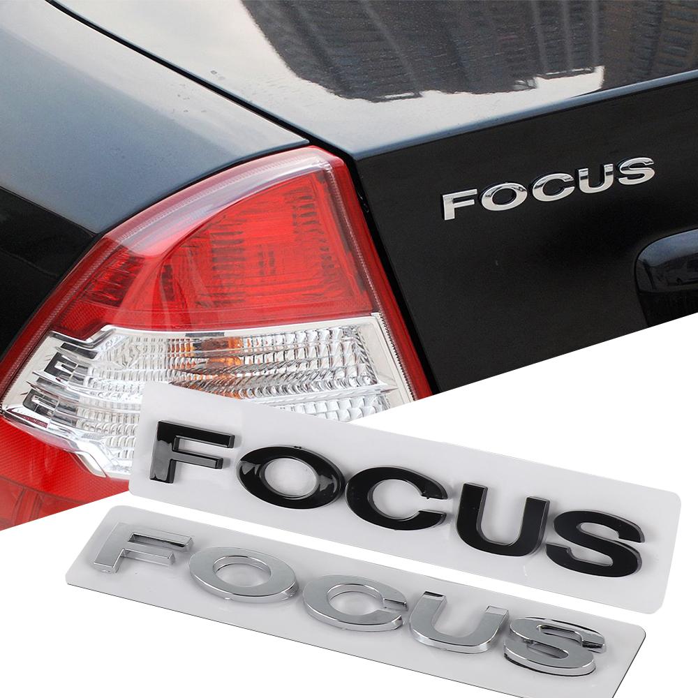 3D Letter Car Body Emblem Stickers Rear Trunk Badge Decoration Decal For Ford Fusion Focus Fiesta Ranger S-max Kuga Accessories