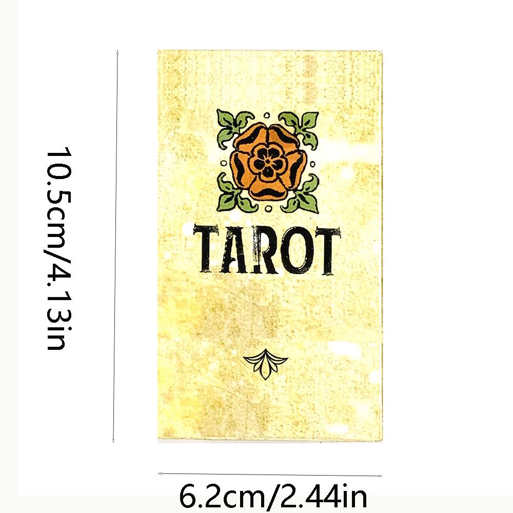 Tarot Cards A 78 Deck Oracle English Visions Divination Edition Borad Playing Games,Holiday Games, Christmas and New Year Gifts
