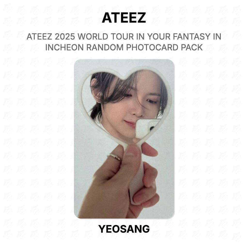ATEEZ 2025 WORLD TOUR IN YOUR FANTASY IN INCHEON RANDOM PHOTOCARD PACK Official Photocard