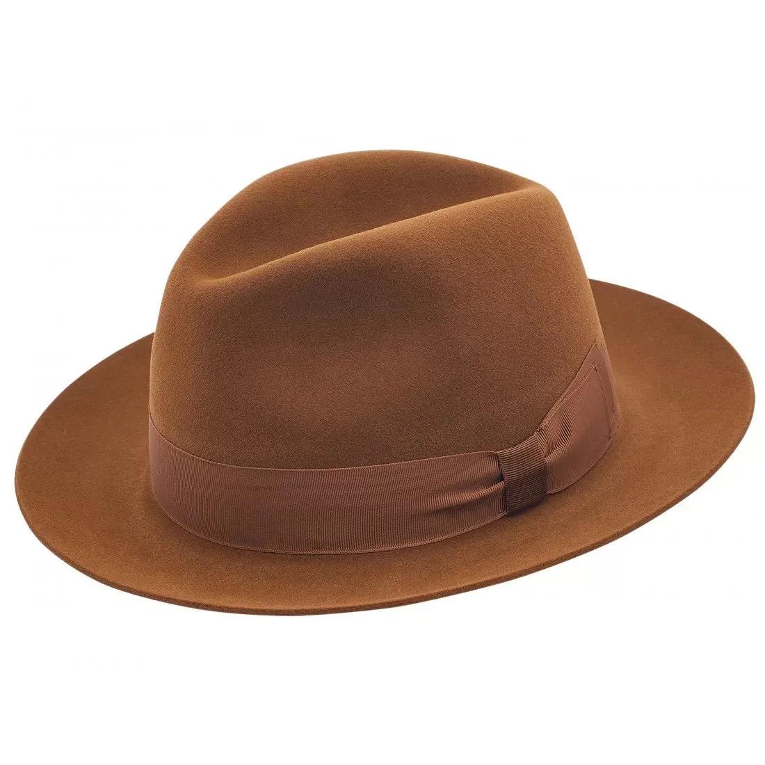 

Wool Hat Ribbon Decorative Felt Hat Wool Fedora brick червоний колір