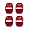 4pcs Car Buckle Door Lock Cover For MB Mercedes Benz AMG W203 W204 E300 GLE W168 W169 W176 W177 W205 W212 W213 styling PQRST1