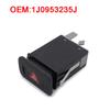 Car Assecories For Volkswagen Golf Jetta Bora Mk4 1998-2006 Hazard Warning Light Switch Button Emergency Light Switch 1J0953235J