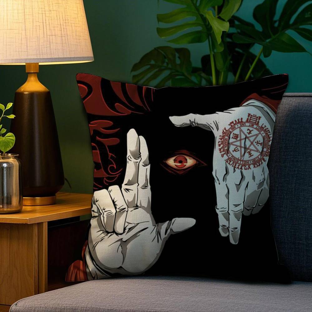 Anime C-Castlevania Game Pillow Case Sofa Living Room Bedroom Double-sided Printing Square Cushion Nap Time Pillow Case