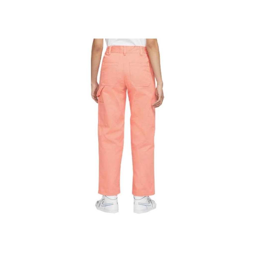 Jordan Solid Logo Micro Label Casual Straight Leg Pants Women bottoms Light-Red Brown DM5035-824