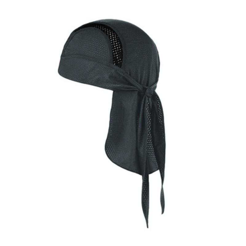 Unisex Quick Dry Breathable Elasticity Turban Headwrap Sports Running Hiking Beanies Cap Cycling Sweat-Wicking Helmet Liner Hat