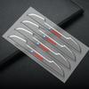 New 4pcs Transparent Door Edge Protector Stickers Anti Collision Strips For VW Volkswagen Polo Golf Passat Scirocco Tiguan