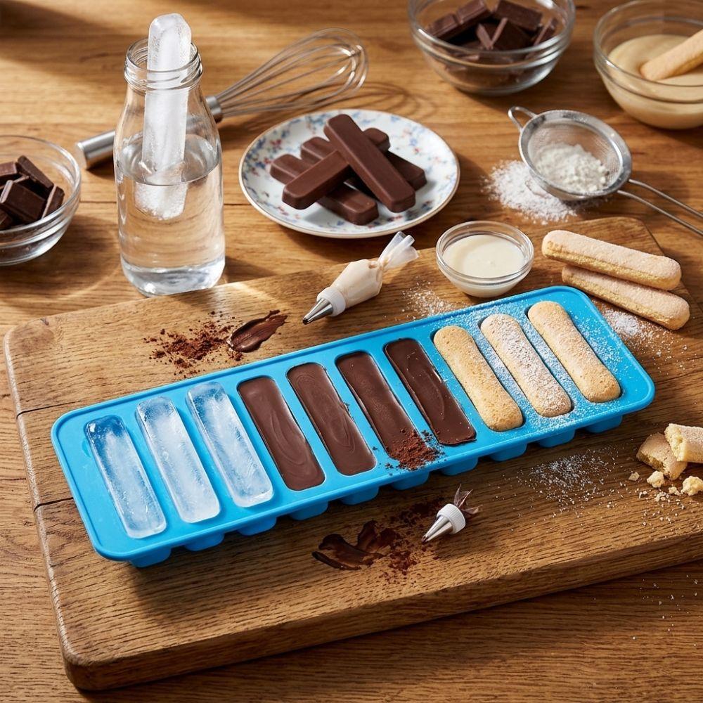 Food Grade Silicone Ice Cubes Tray Non-Stick Candy Mold Practical Chocolate Mold DIY