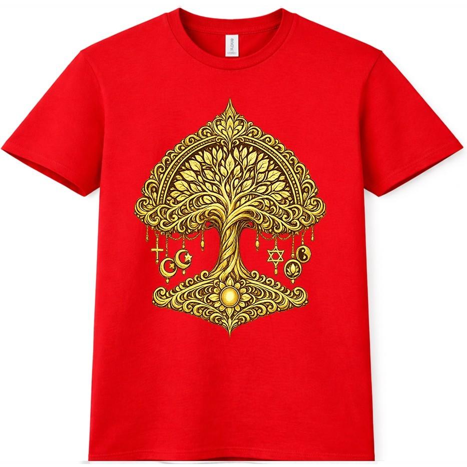 Tree Of Life T-Shirt Unisexdala Graphic Tee Spiritual Zen Boho Hippie Gift Top 4XL