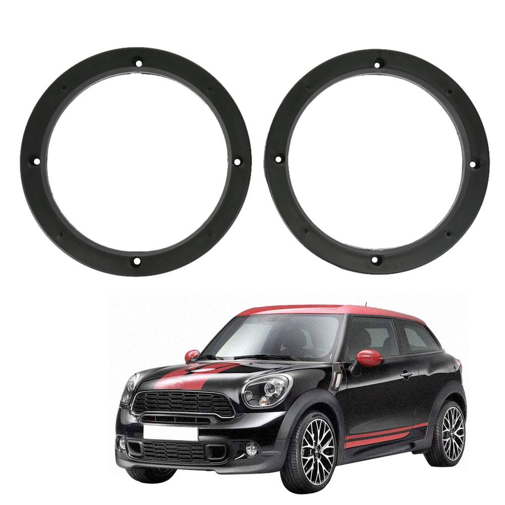 2PCS Universal 6.5 Inch Beveled Car Speaker Spacer Adapter Refitting Audio Mat Plastic Car Speaker Spacers