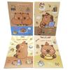 Kawaii Cartoon Capybara A5 Notebook Exercise Book Student Cute Learning Stationery Notepad Diary Gift