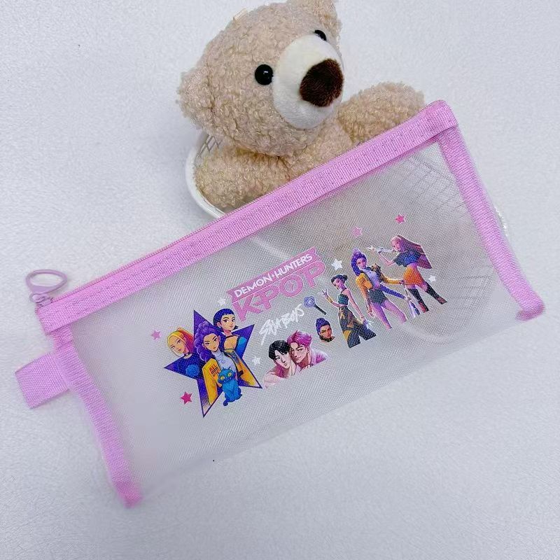 Kpop Dämonenjäger Schreibwaren Stifteetui Federmäppchen Niedlich Anime Rumi Zoey Mira Schüler Schulanfang Zubehör Geschenk