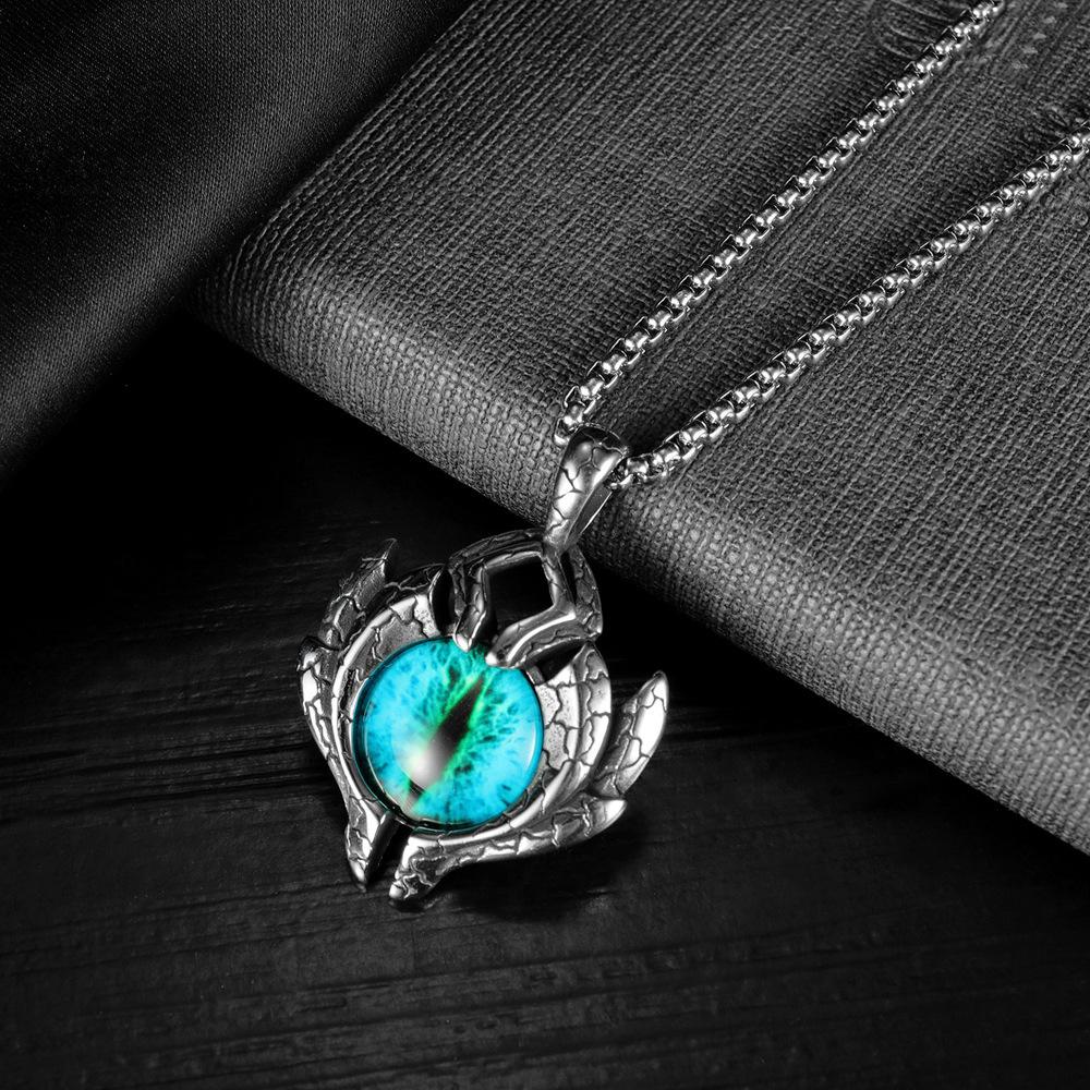 Stainless Steel Necklace Accessories Exaggerated Hip Hop Men'S And Women'S Pendants