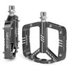 BUCKLOS 3 Bearing Bicycle Pedal CNC Aluminum Alloy Mountain Bike Pedals Non-slip Road Bike Pedal Ultralight MTB Pedals