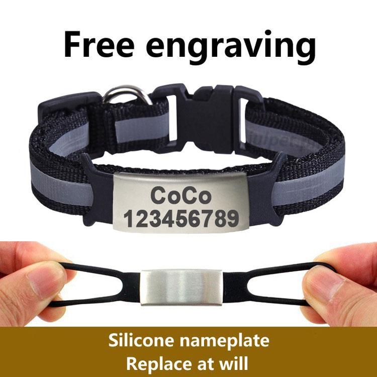 Engraved Pet ID Tag - Dog & Cat Collar Accessories
