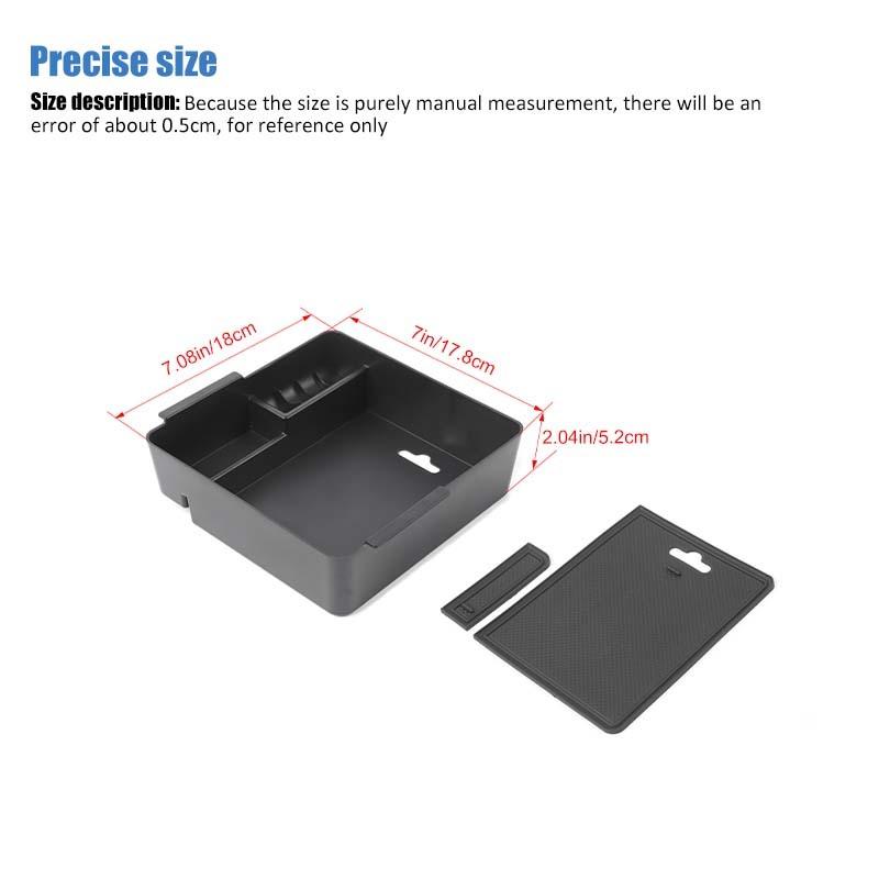 Fit For Mitsubishi PAJERO 2007-2021 Car Armrest Storage Box Organizer Container Stowing Tidying Accessories