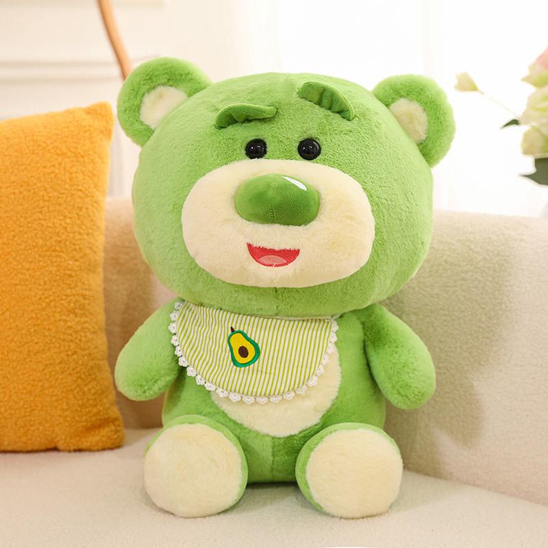

Милая кукла-медведь-авокадо, плюшевая игрушка, кровать, креативная подушка-медведь, тряпичная кукла, подарок на день рождения для девочки 23cm/0.2kg зелёный