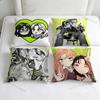 Cute Comic Tgswiiwagaa  Decorative Square Pillow Cover Modern Cushion Case for Living Room Bedroom