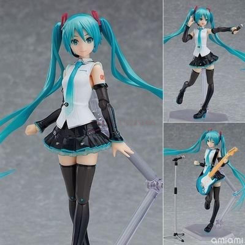 Miku Anime Figure Figma  Standing Statue Pvc Action Figure Collectible Model Decoration Gift Toys Doll
