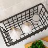 Punch-Free Metal Sundries Storage Baskets Iron Kitchen Seasoning Storage Racks Home Bathroom Toiletries Organize Storage Baskets