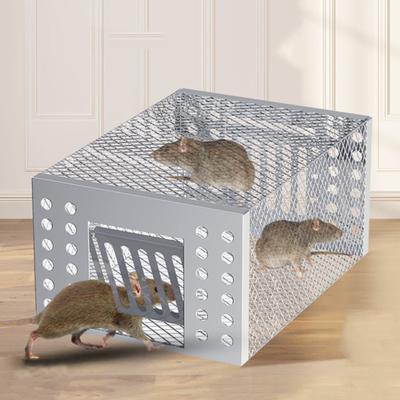 Trappola per topi automatica continua Trappola per topi riutilizzabile Strumento per roditori da interno per uso domestico Ultra-sottile Leggero Alta sensibilità Porta scorrevole sicura Facile da usare