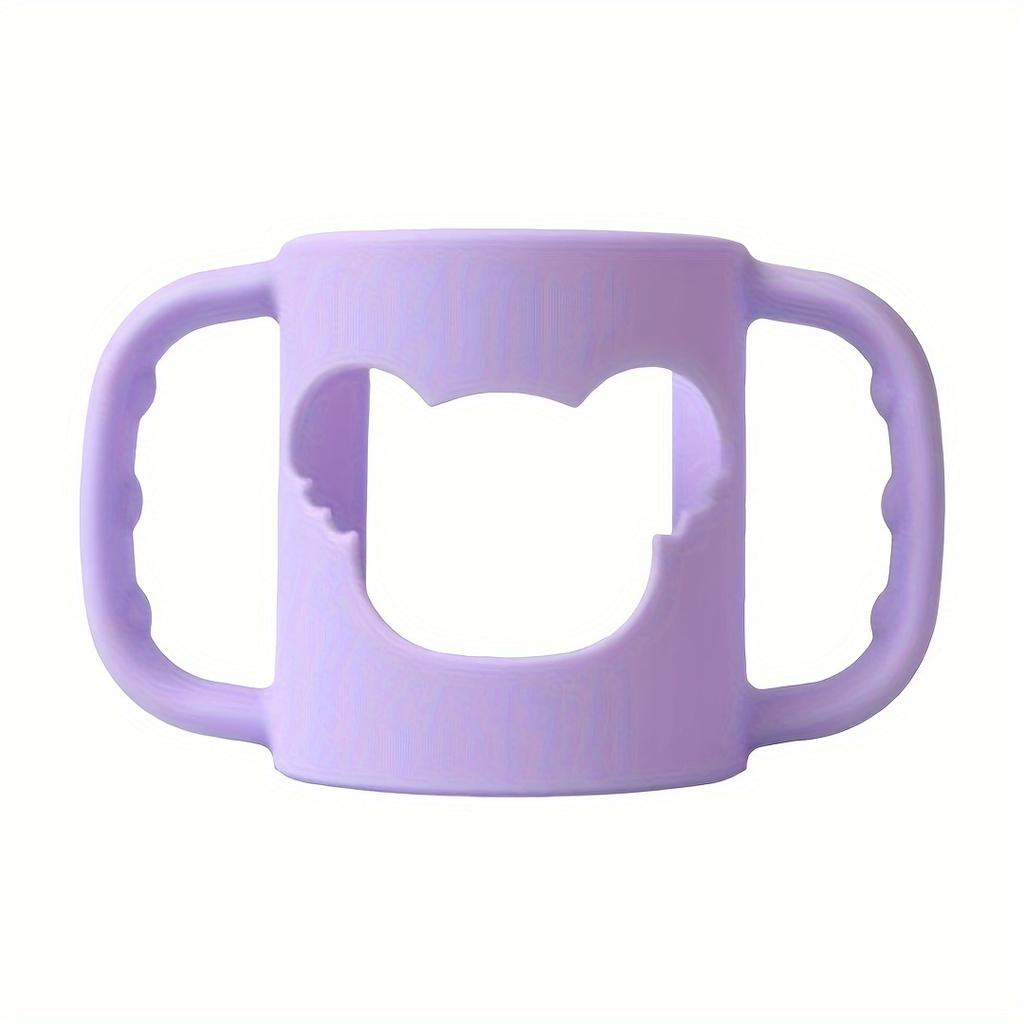 Silicone Bottle Handles with Cartoon Designs, Everyday Bottle Accessories, Soft and Elastic Silicone Covers, Suitable for Most Neck Bottles.