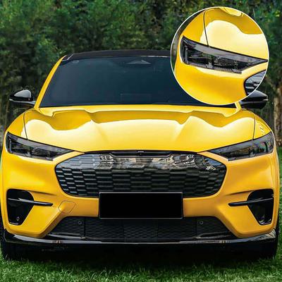 For Ford Mustang Mach-E 2026-2026 TPU PPF High-Gloss Smoke Black Pre Cut Car Headlight Protective Film Anti-Scratch Vinyl Film