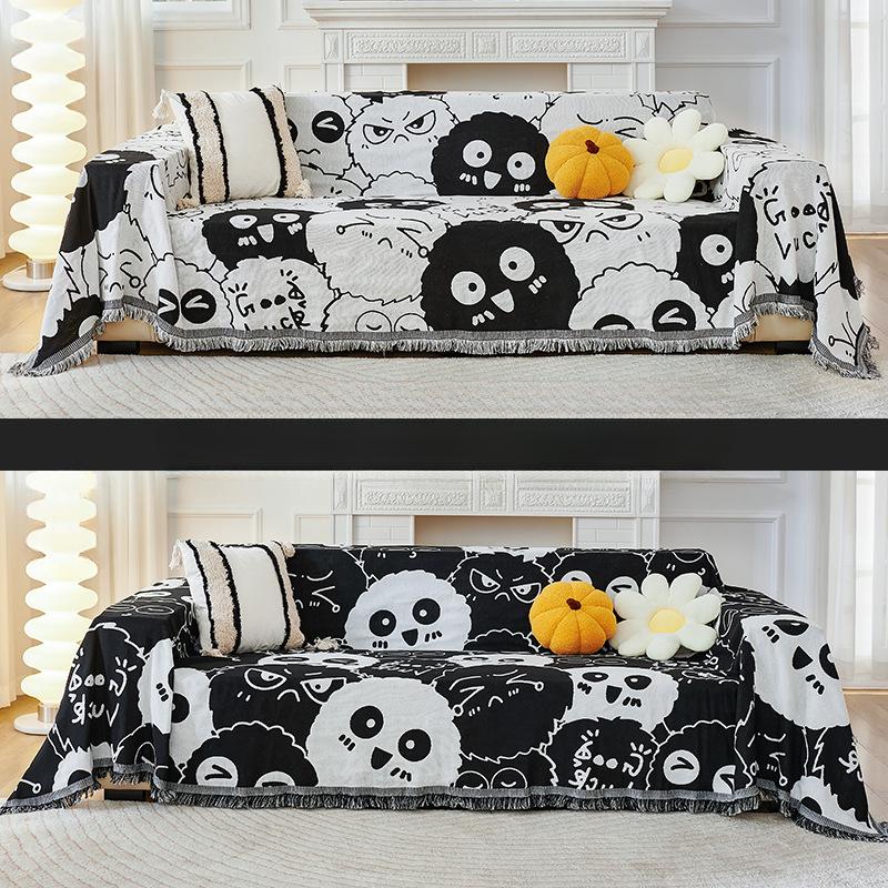 Four Seasons Universal Sofa Towel Non-Slip Cover Towel Simple Full Covered Camping Blanket Sofa Cushion Cover Cover Blanket Cover Cloth