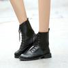 Autumn and winter new British Martin boots thick heel women's boots retro couple boots generation