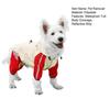 Dog Raincoat Waterproof Puppy Onesie Hooded Pet Rain Jacket Full Costume Wrap Poncho Reflective Strips Small Medium Pet Clothes