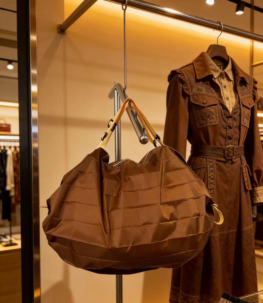Foldable Japanese-Style Eco-Friendly Travel Shoulder Bag