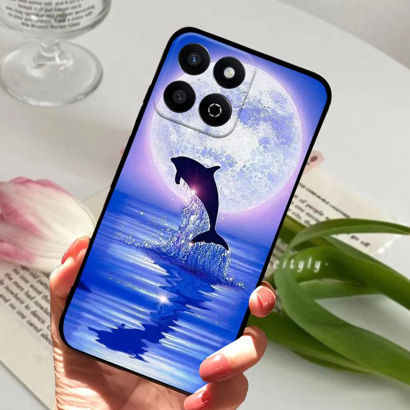 For Honor X7c 4G Case X 7c Geometric Design Soft Silicone TPU Phone Back Cover For Huawei Honor X7c Shockproof Bumper Phone Bags