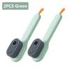1/2pcs Shoes Brush Automatic Liquid Discharge Multifunction Press Out Shoes Cleaner Soft Bristles Clothes Brushes Cleaning Tool