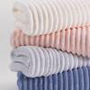 70*140cm Korallfleece Badetuch, Verdicktes Haushalts-Erwachsenen-Strandtuch, Candy Cord-Handtuch